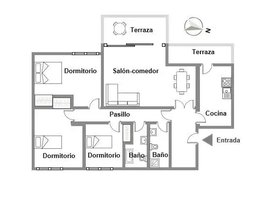 Flat for sale in Móstoles  with Heating, Terrace and Storage room