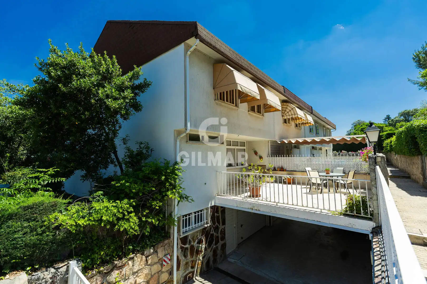 Exterior view of Detached homes for sale in Galapagar  with Heating, Private garden and Swimming Pool