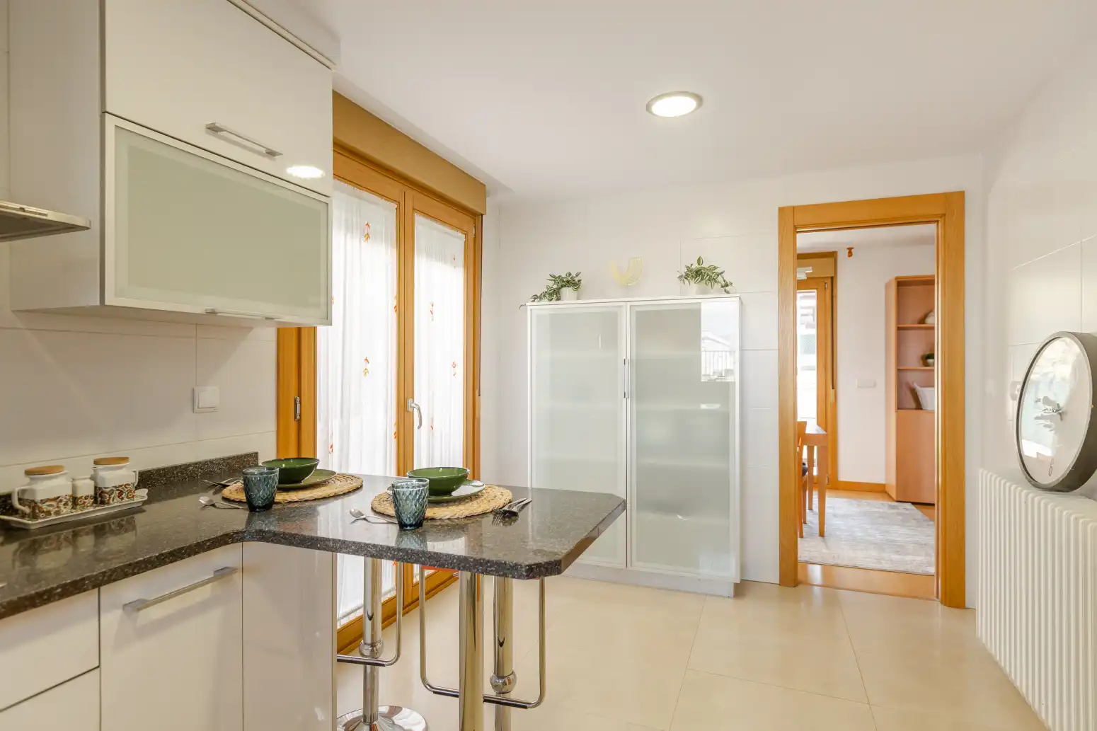 Cocina de Casa o chalet en venta en Berrioplano / Berriobeiti con Calefacción, Jardín privado y Parquet