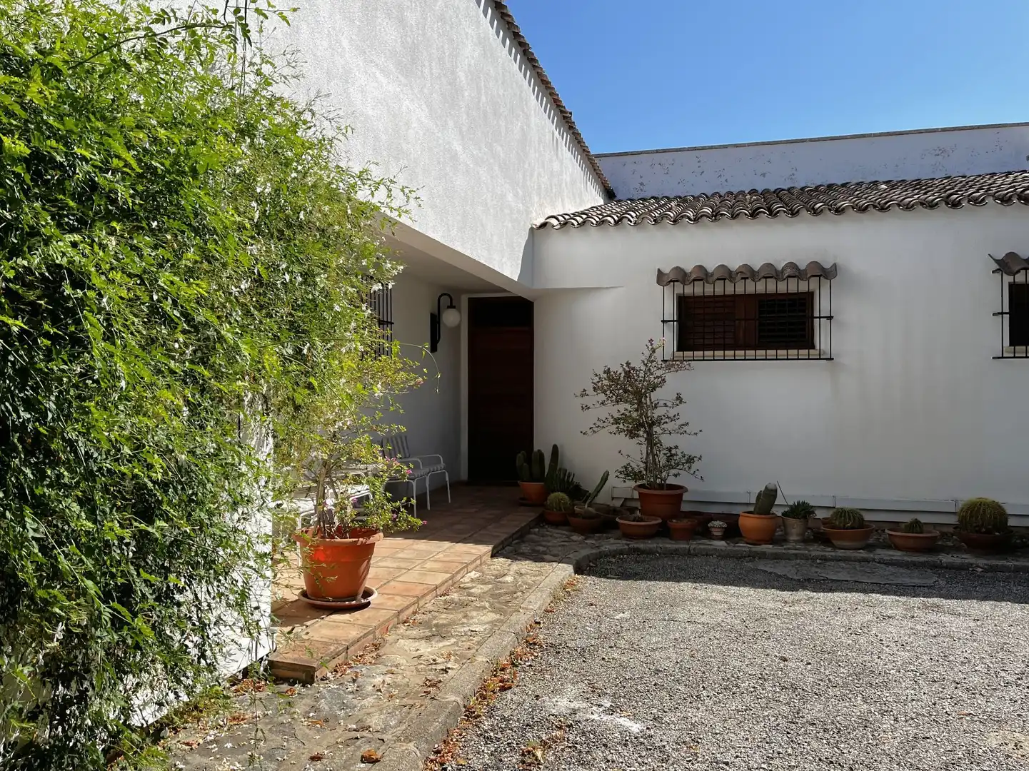 Vista exterior de Casa o xalet en venda en Ontinyent amb Calefacció, Jardí privat i Traster