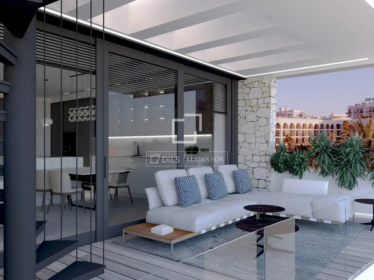 Penthouse with pool for sale in Sant Antoni de Portmany, imagen 3