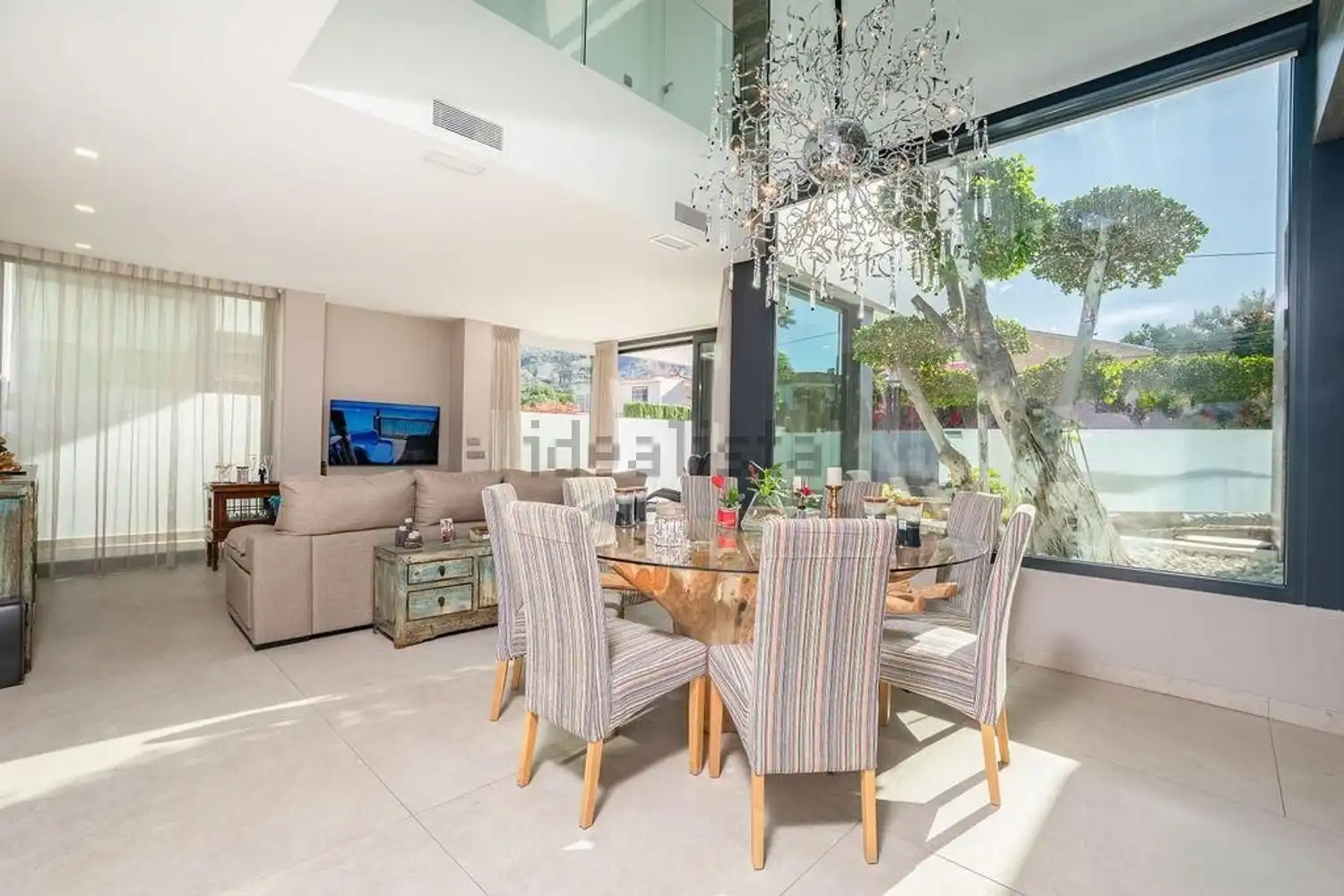 Dining room of Houses for sale in L'Alfàs del Pi  with Air Conditioner, Storage room and Swimming Pool
