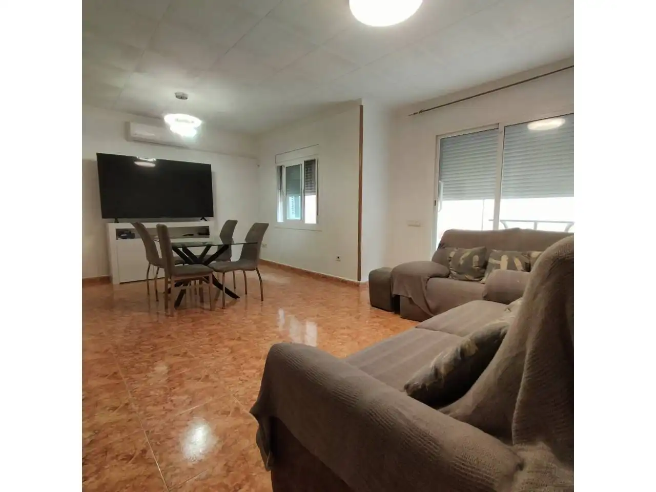 Wohnzimmer von Wohnung zum Verkauf in Sabadell mit Klimaanlage, Heizung und Terrasse