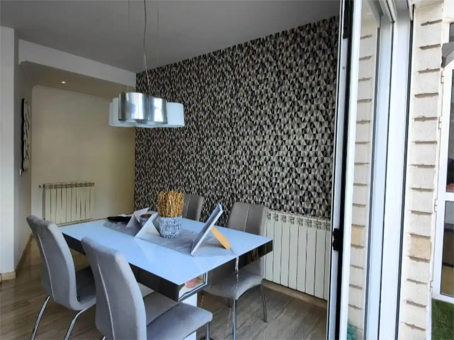 Dining room of Flat for sale in Ibi  with Air Conditioner, Private garden and Furnished