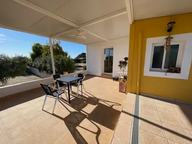 Terrassa de Casa o xalet en venda en Alicante / Alacant amb Aire condicionat, Calefacció i Jardí privat