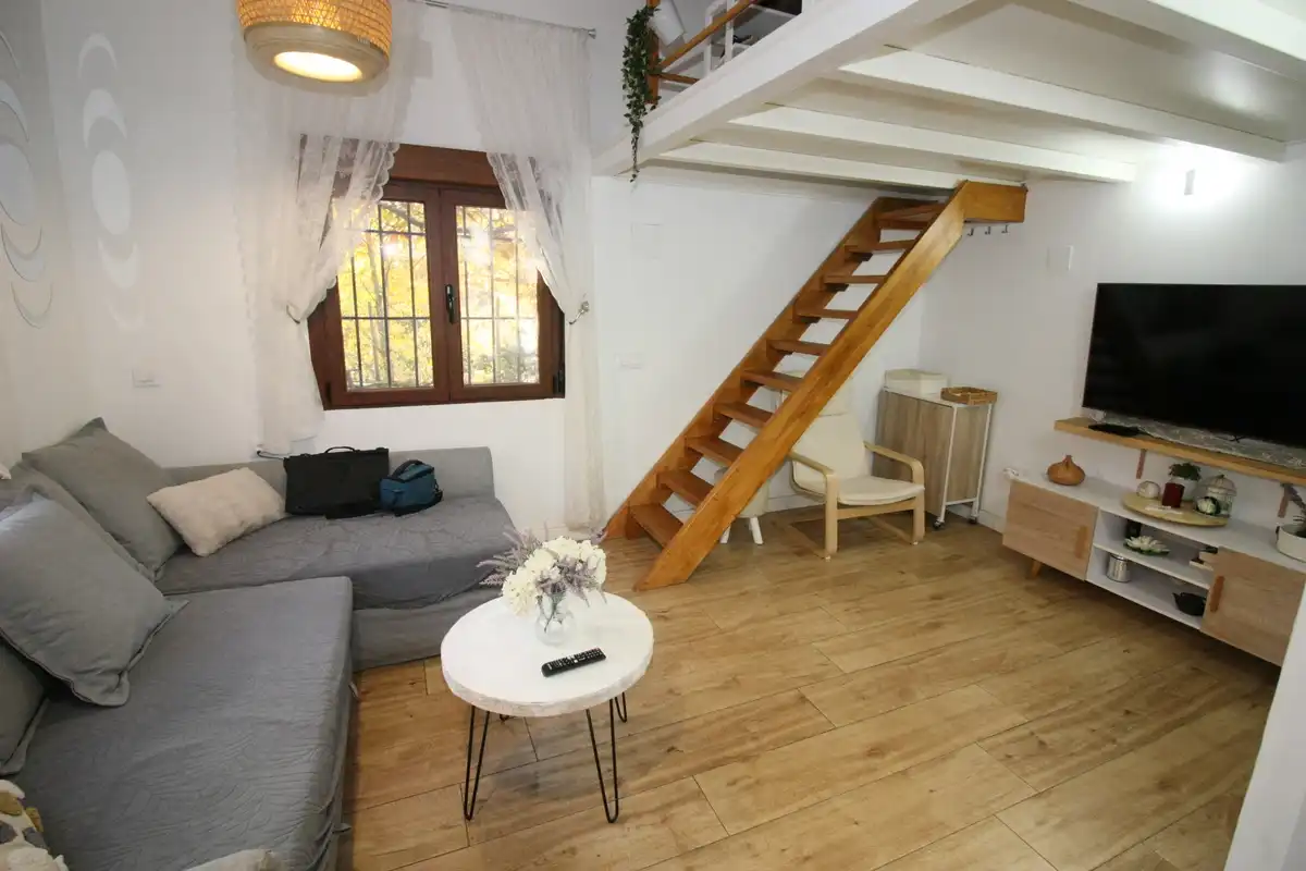 Sala d'estar de Finca rústica en venda en El Arenal  amb Moblat
