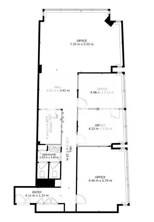 Büro zum Verkauf in Terrassa mit Klimaanlage und Heizung