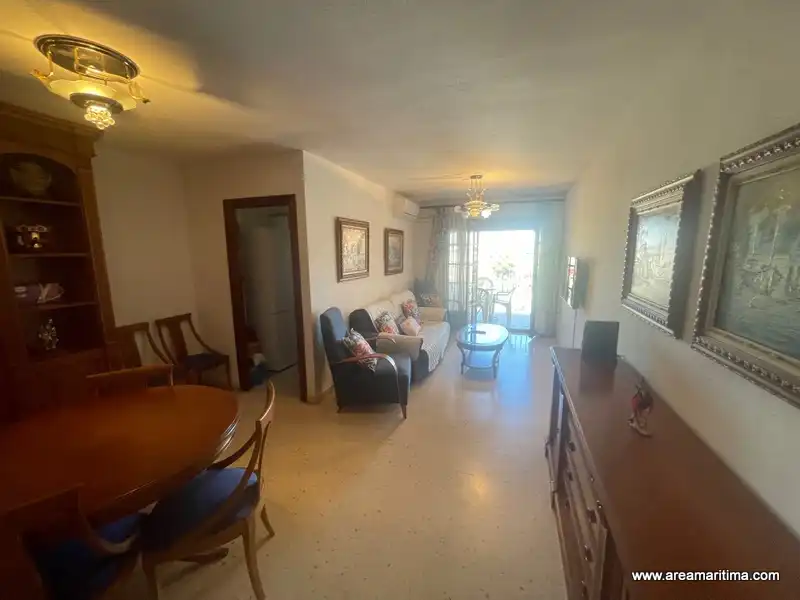 Sala d'estar de Pis de lloguer en Alboraya amb Calefacció, Terrassa i Moblat