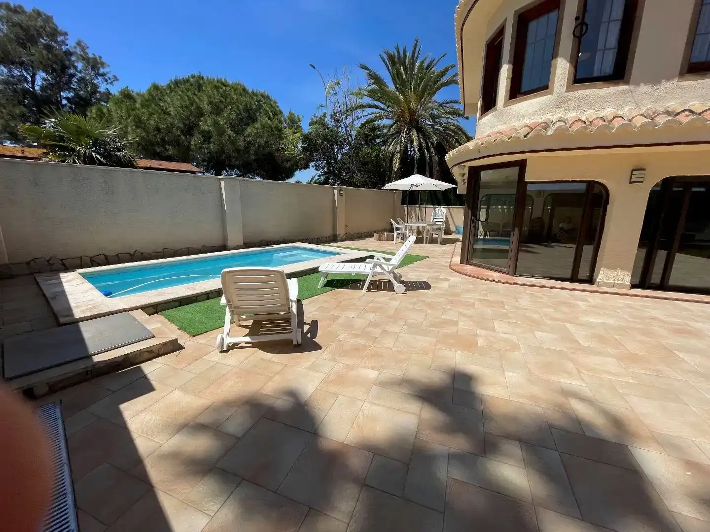 Terrassa de Casa o xalet de lloguer en La Pobla de Farnals amb Aire condicionat, Parquet i Traster