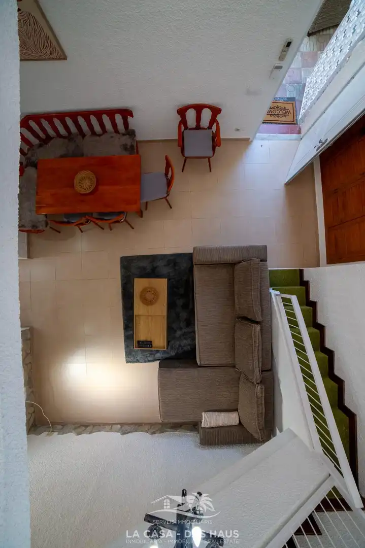 Sala d'estar de Casa o xalet en venda en Lloret de Mar amb Jardí privat, Terrassa i Balcó