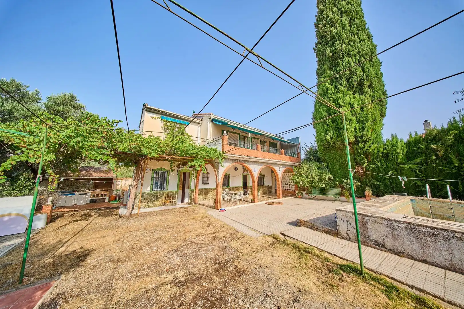 Vista exterior de Casa o chalet en venta en Pulianas con Jardín privado y Piscina