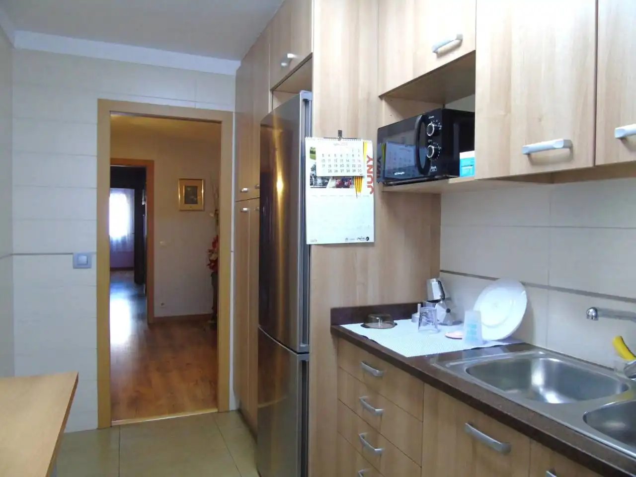 Kitchen of Flat for sale in Vic  with Heating, Terrace and Furnished