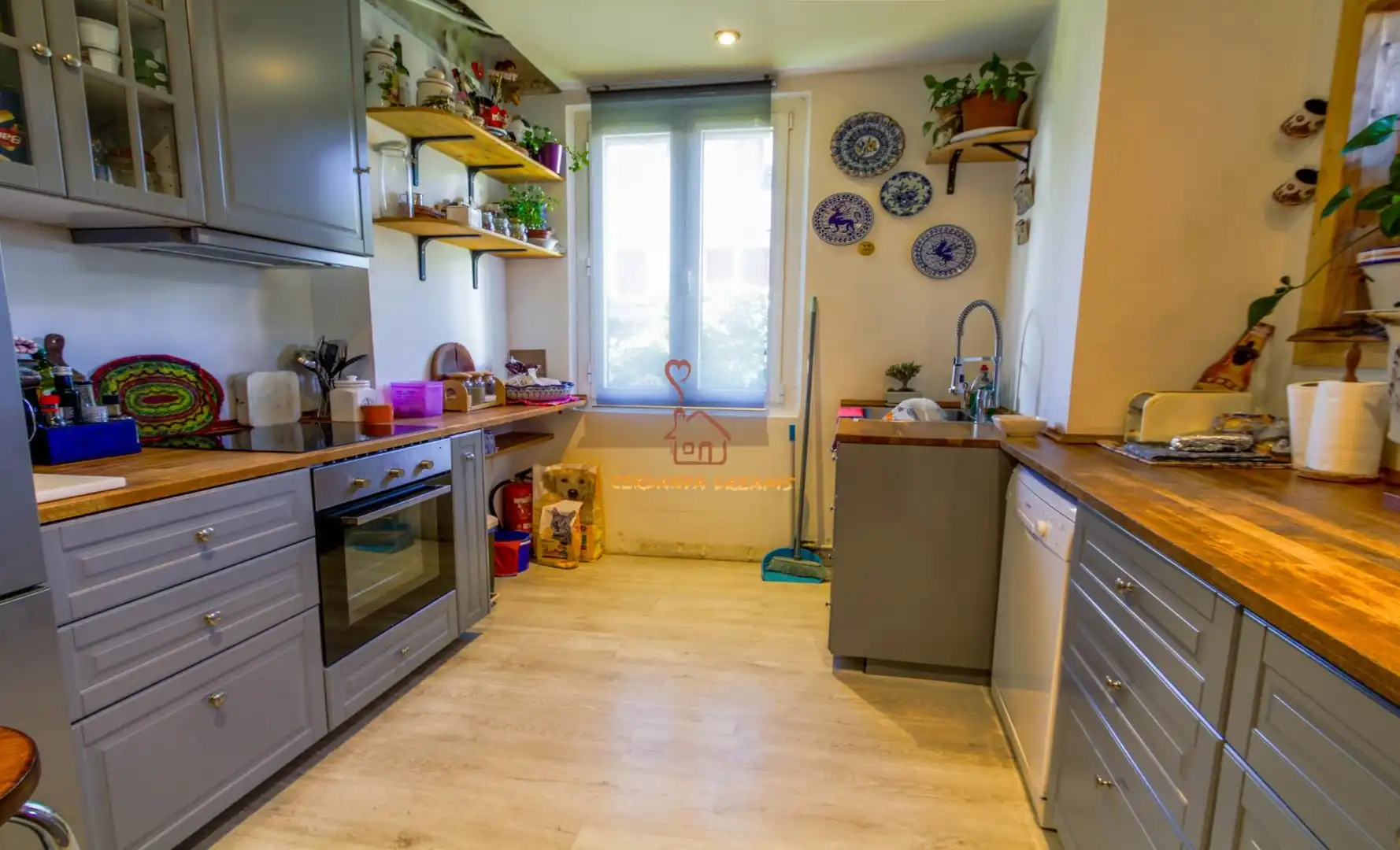 Cocina de Casa adosada en venta en Enveitg con Calefacción, Jardín privado y Parquet