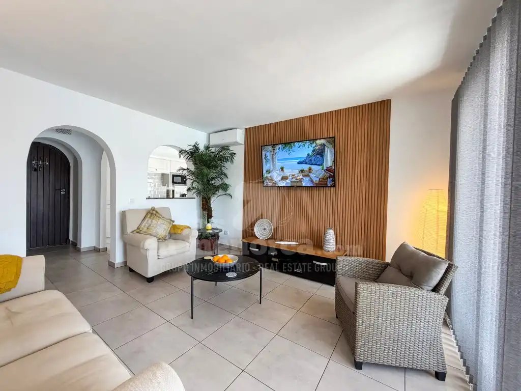 Living room of Apartments for sale in Es Mercadal  with Air Conditioner, Private garden and Terrace