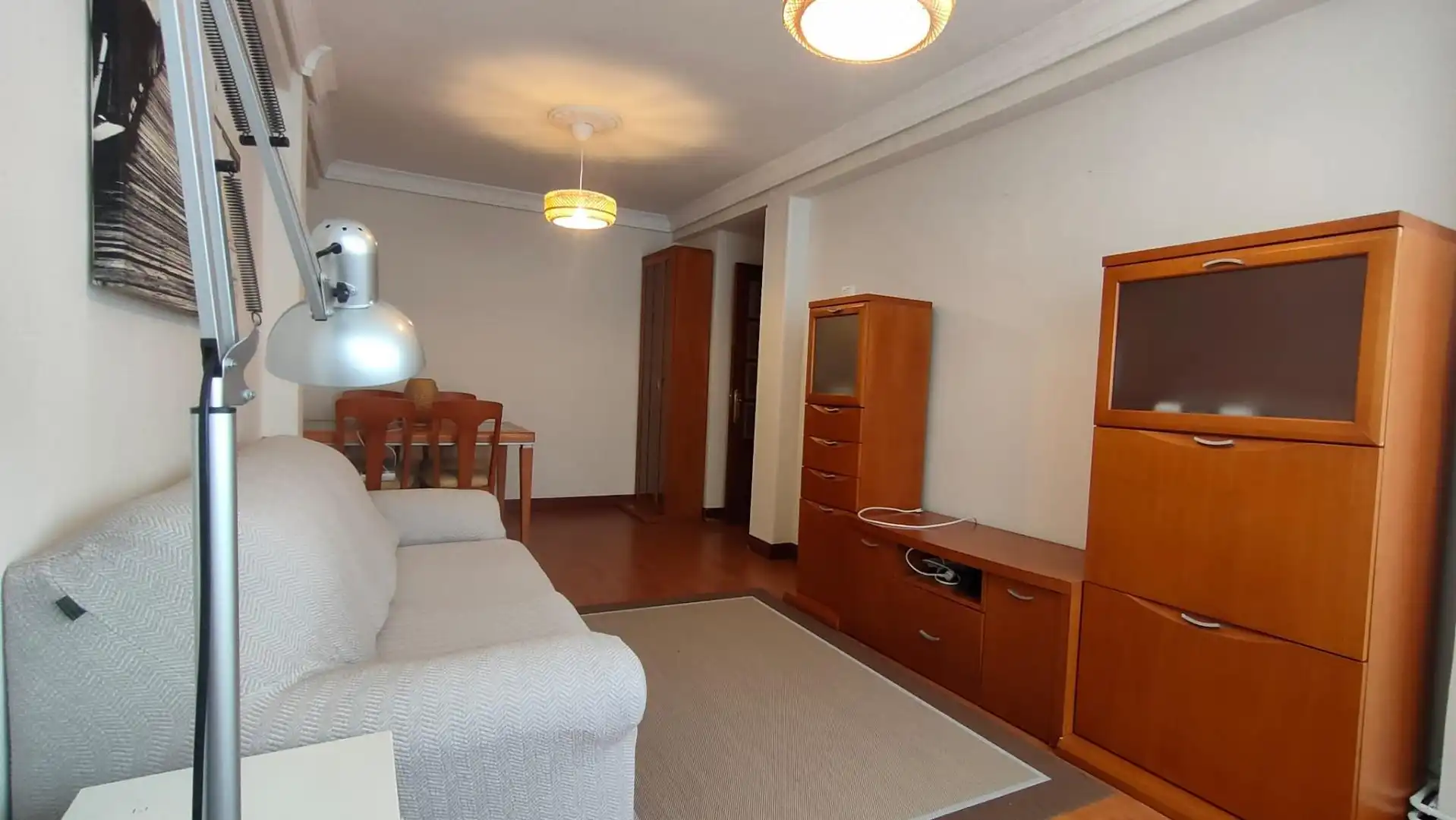 Sala de estar de Piso de alquiler en Donostia - San Sebastián  con Calefacción y Balcón