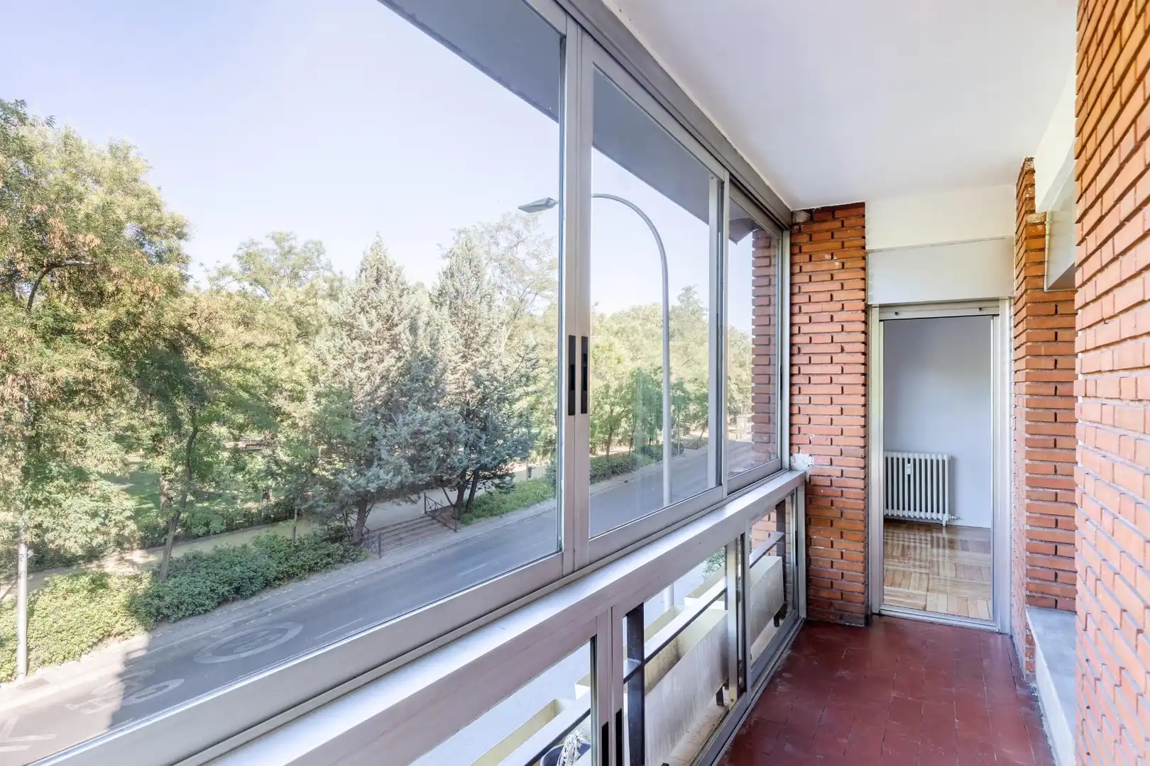 Terraza de Piso de alquiler en Madrid con Calefacción, Parquet y Terraza