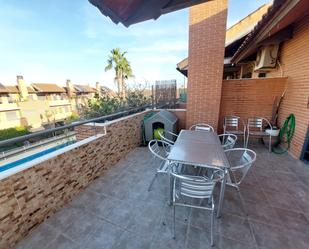 Terrace of Single-family semi-detached to rent in  Murcia Capital  with Air Conditioner, Heating and Private garden
