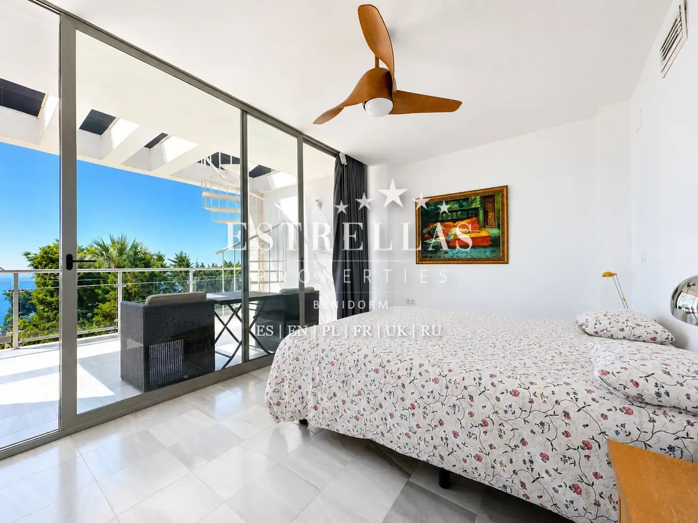 Habitación de Casa o chalet en venta en Villajoyosa / La Vila Joiosa con Aire acondicionado, Jardín privado y Terraza