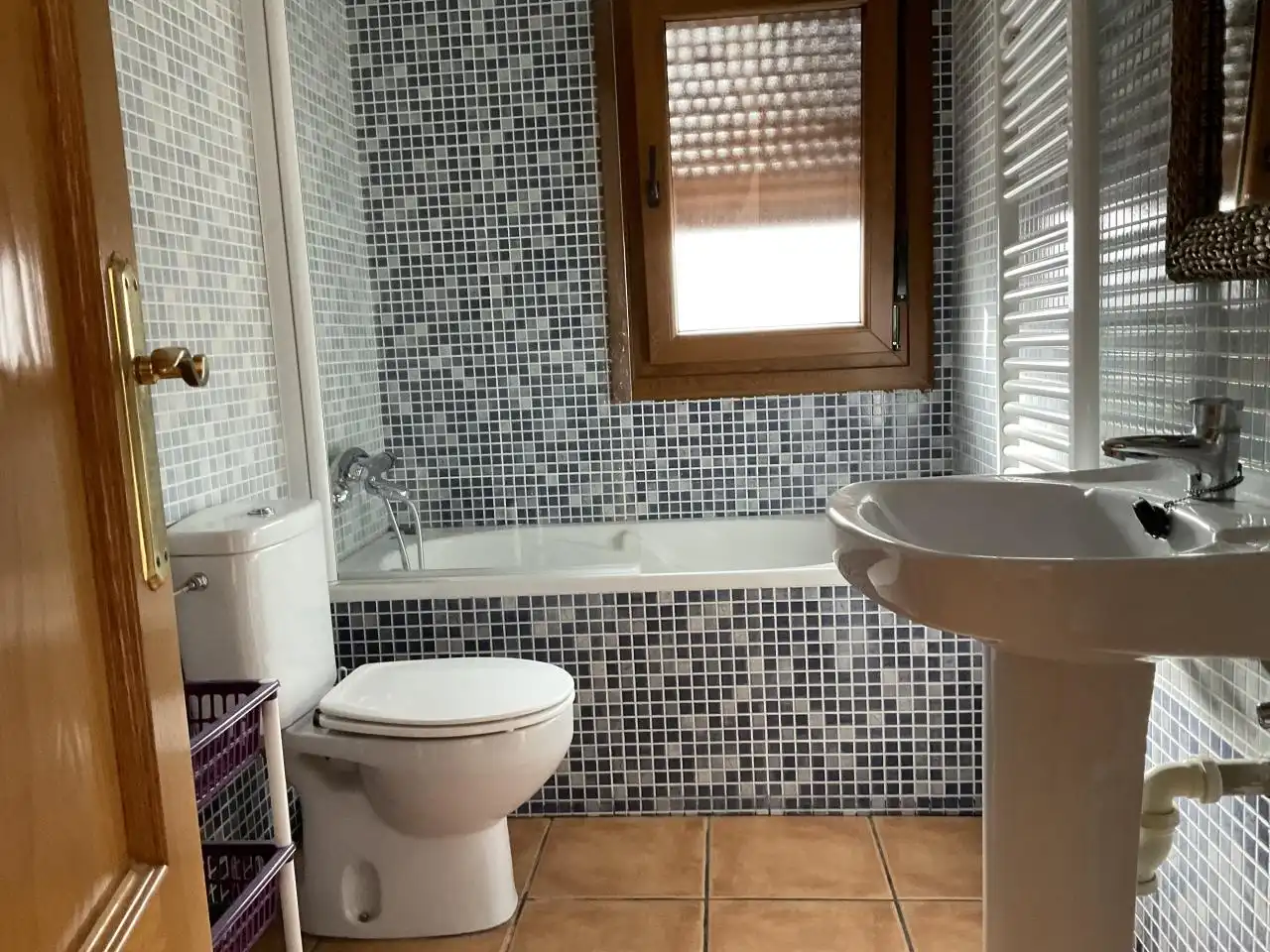 Bany de Dúplex en venda en Santo Domingo de la Calzada amb Calefacció, Parquet i Terrassa