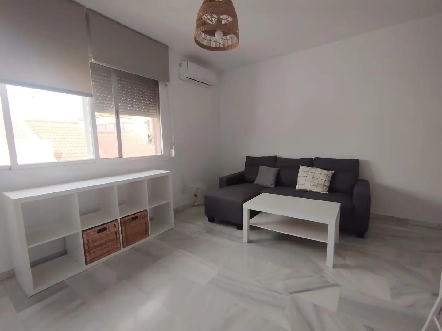 Living room of Flat for rent in Málaga Capital  with Air Conditioner and Furnished
