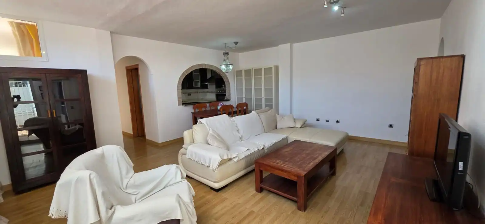 Living room of Flat for sale in Vera  with Air Conditioner, Heating and Furnished