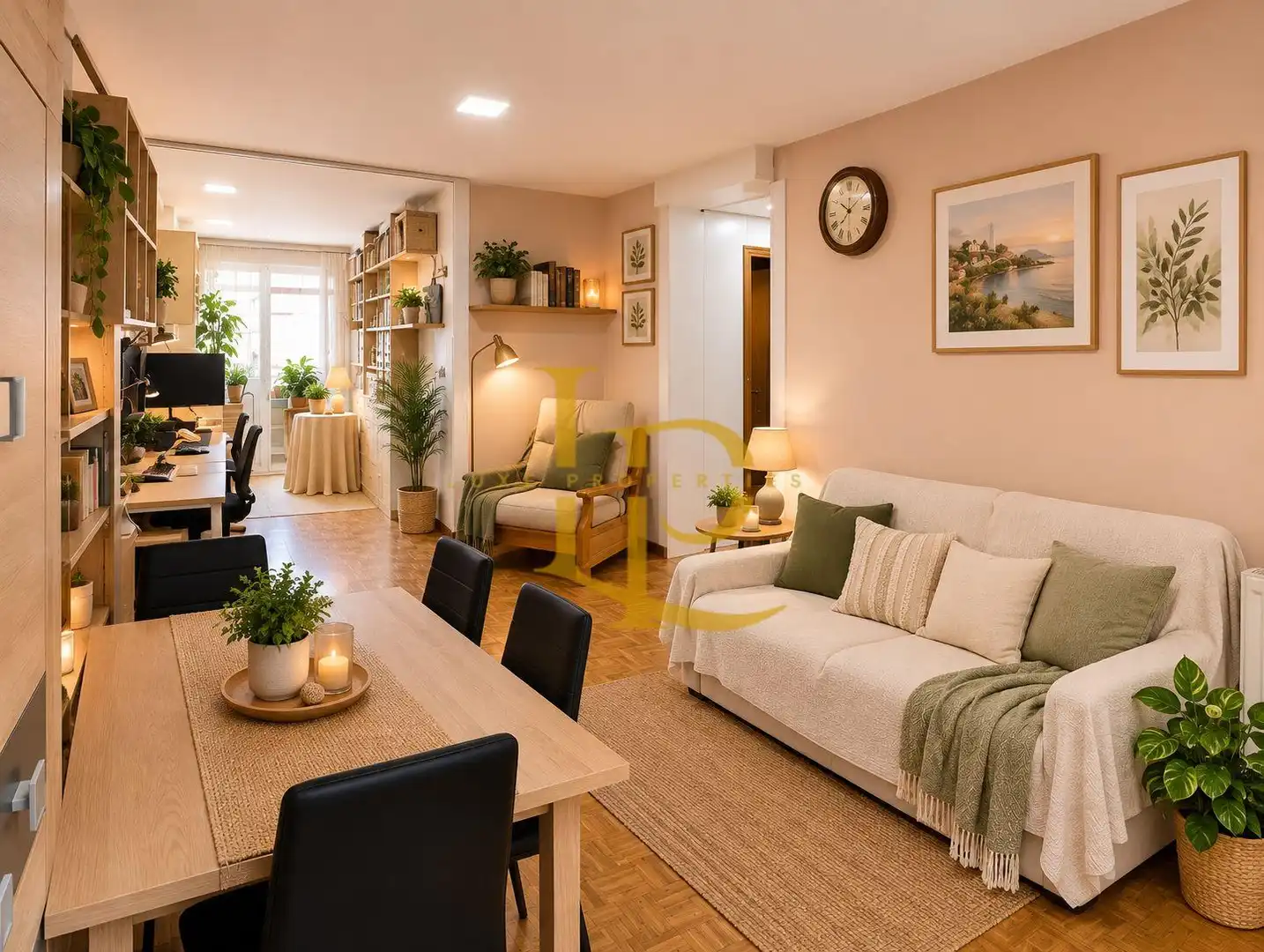 Sala de estar de Piso en venta en San Lorenzo de El Escorial con Calefacción, Jardín privado y Horno