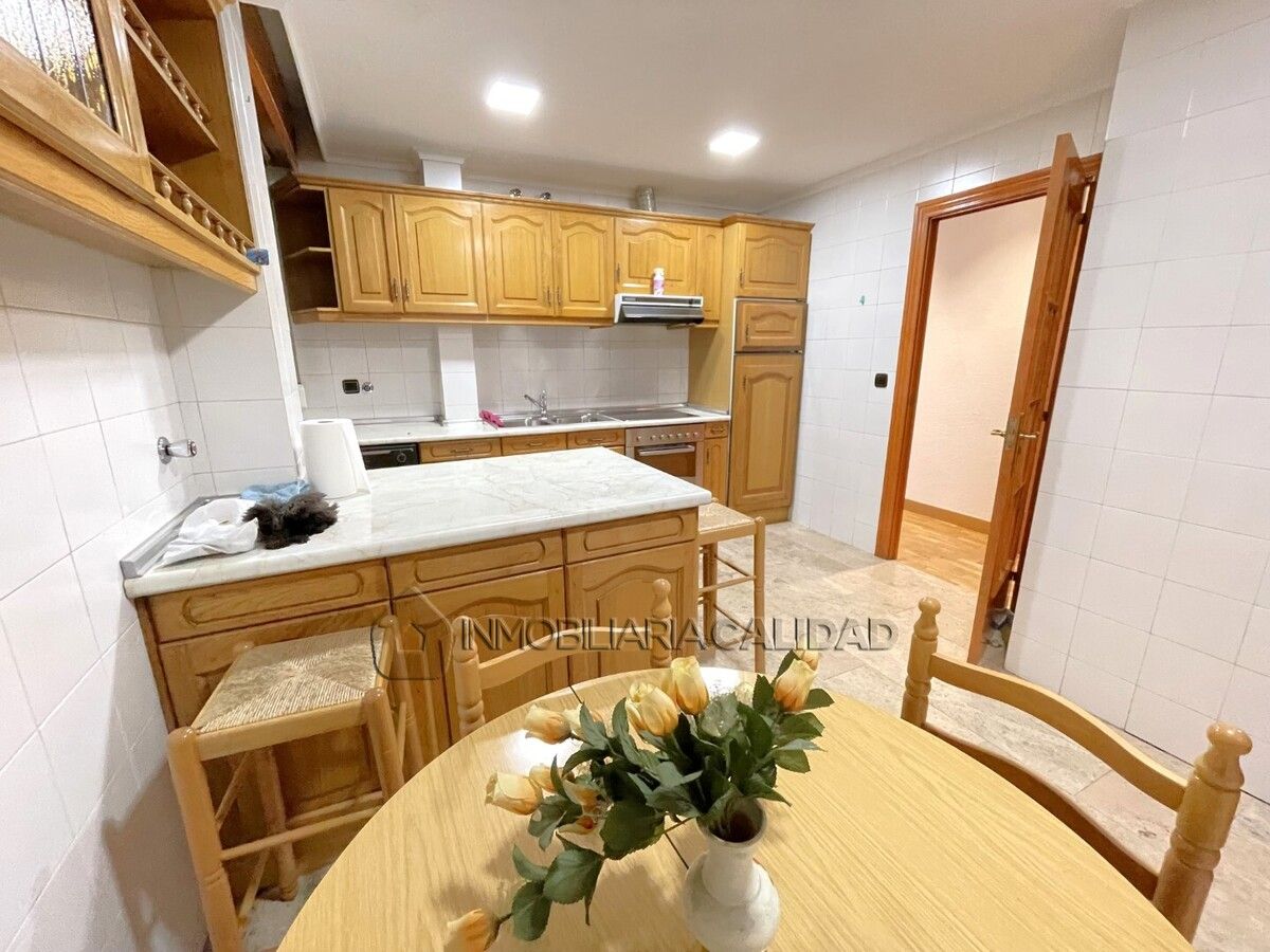 Kitchen of Flat for sale in Burgos Capital  with Heating, Terrace and Storage room