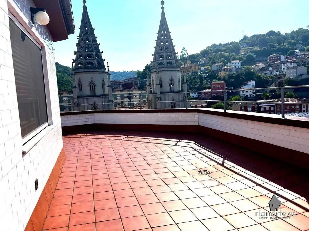 Terrasse von Dachboden zum Verkauf in Langreo mit Heizung, Terrasse und Abstellraum