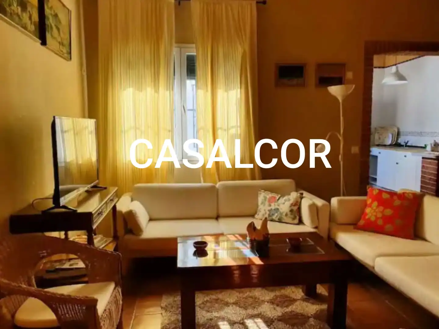 Sala de estar de Casa o chalet de alquiler en Mairena del Alcor con Aire acondicionado, Terraza y Amueblado