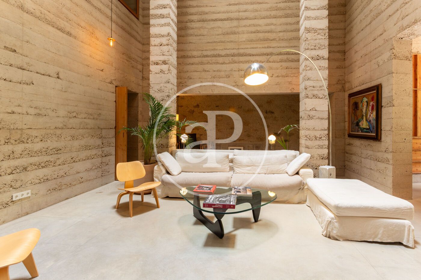 Living room of Flat to rent in  Barcelona Capital  with Air Conditioner, Heating and Private garden