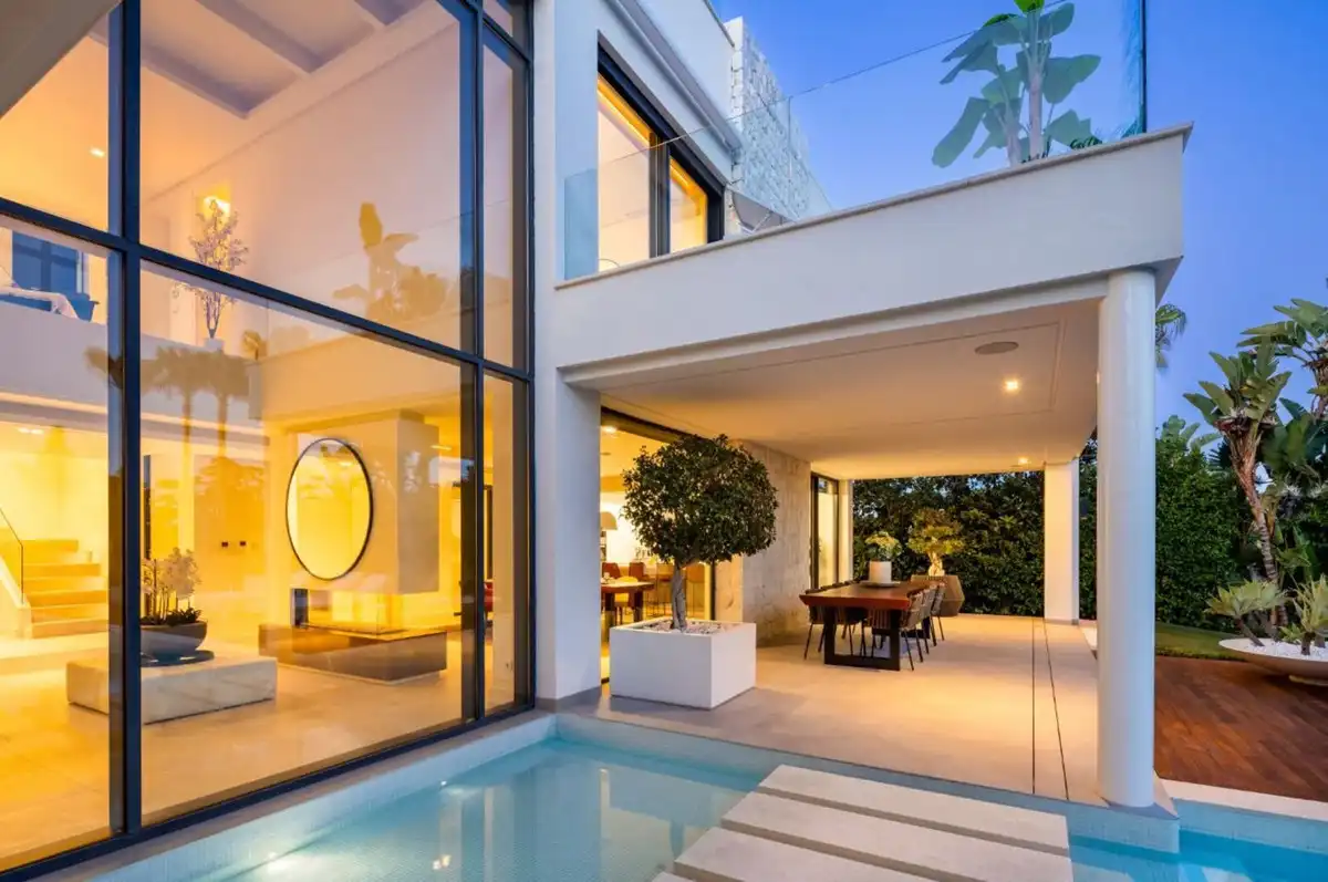 Terraza de Casa o chalet en venta en Marbella con Aire acondicionado, Jardín privado y Terraza