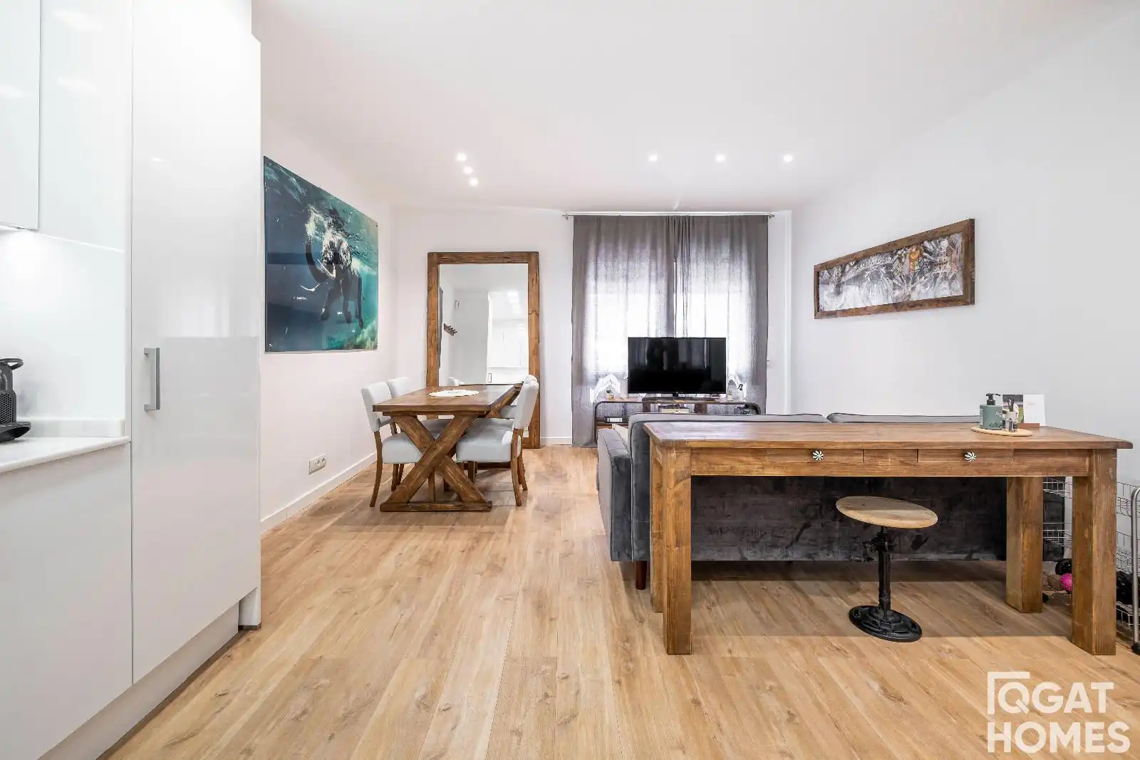 Wohnzimmer von Wohnung zur Miete in Rubí mit Klimaanlage und Möbliert