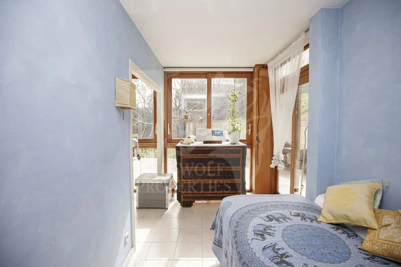 Habitación de Casa adosada en venta en Alella con Aire acondicionado, Calefacción y Jardín privado