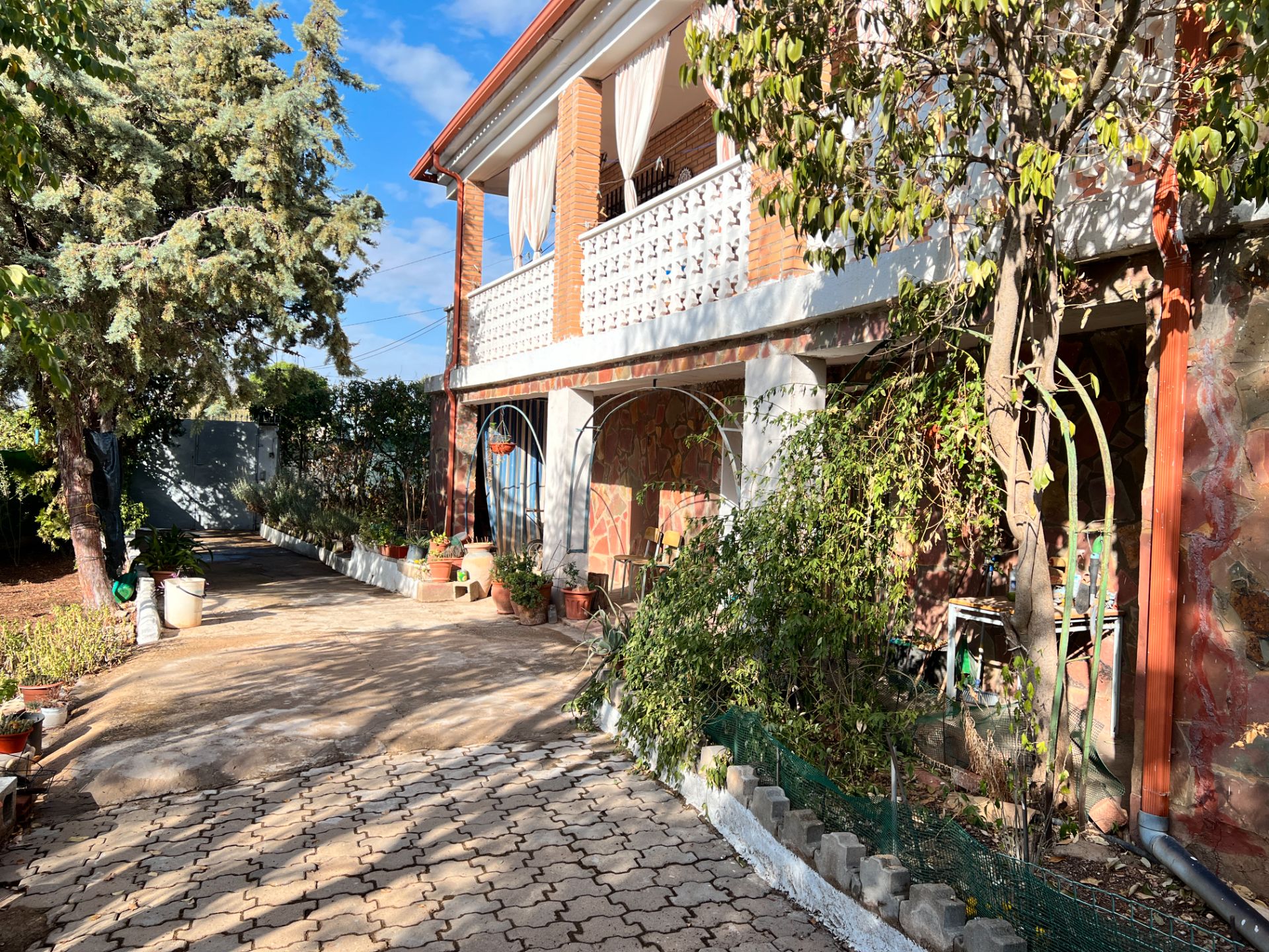 Exterior view of House or chalet for sale in Puerto Lápice  with Air Conditioner, Heating and Private garden