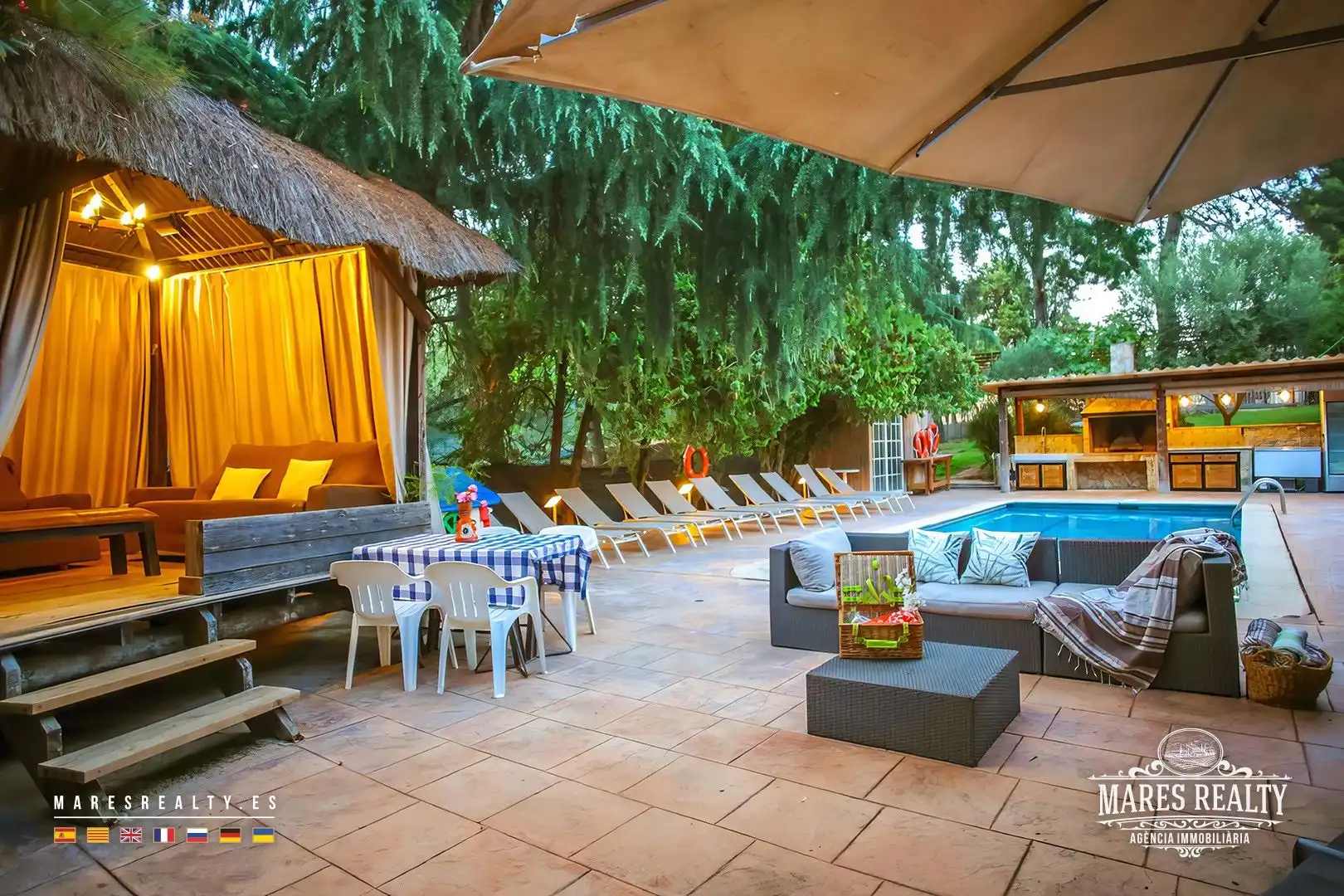 Terrasse von Country house zum Verkauf in Vidreres mit Heizung, Privatgarten und Abstellraum