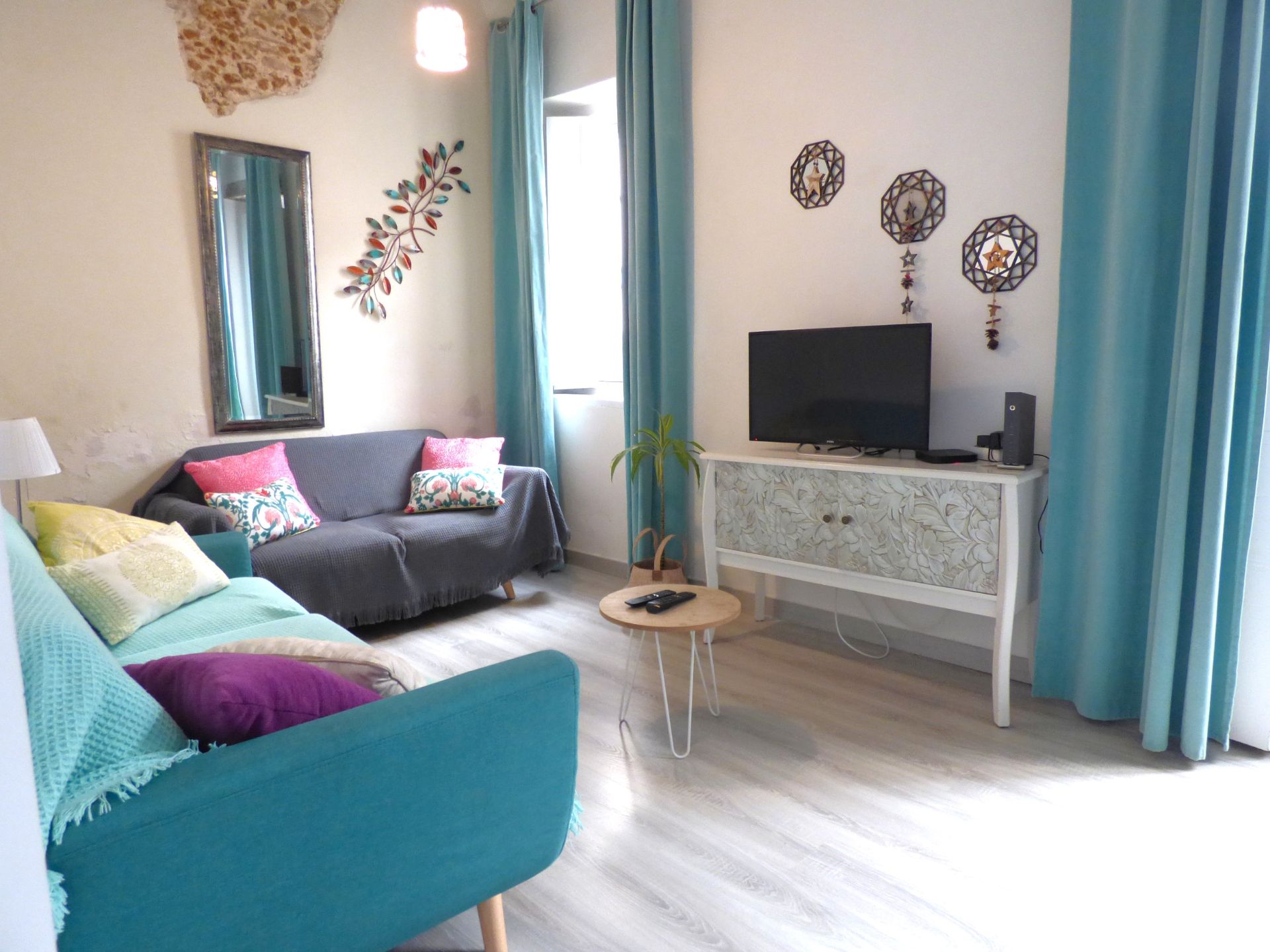 Living room of Flat for sale in  Cádiz Capital  with Air Conditioner, Storage room and Balcony