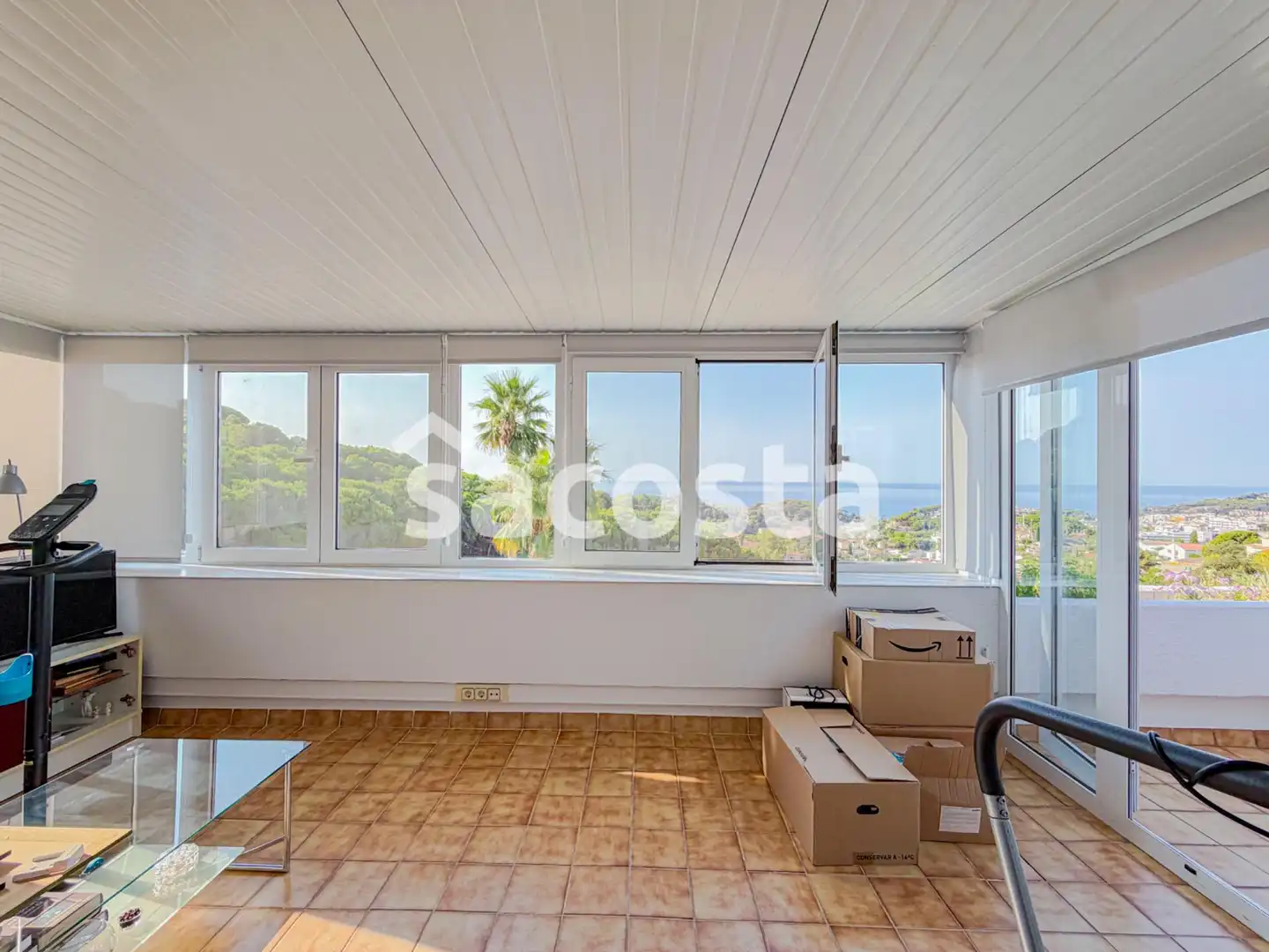 Schlafzimmer von Haus oder Chalet zum Verkauf in Lloret de Mar mit Klimaanlage, Heizung und Terrasse