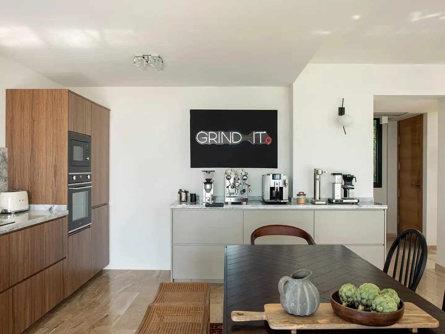 Kitchen of Houses for sale in Calpe / Calp  with Air Conditioner, Heating and Private garden