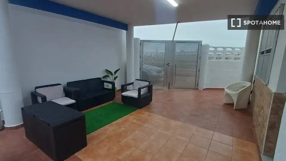 Terrace of Flat for rent in Sueca  with Air Conditioner, Heating and Furnished