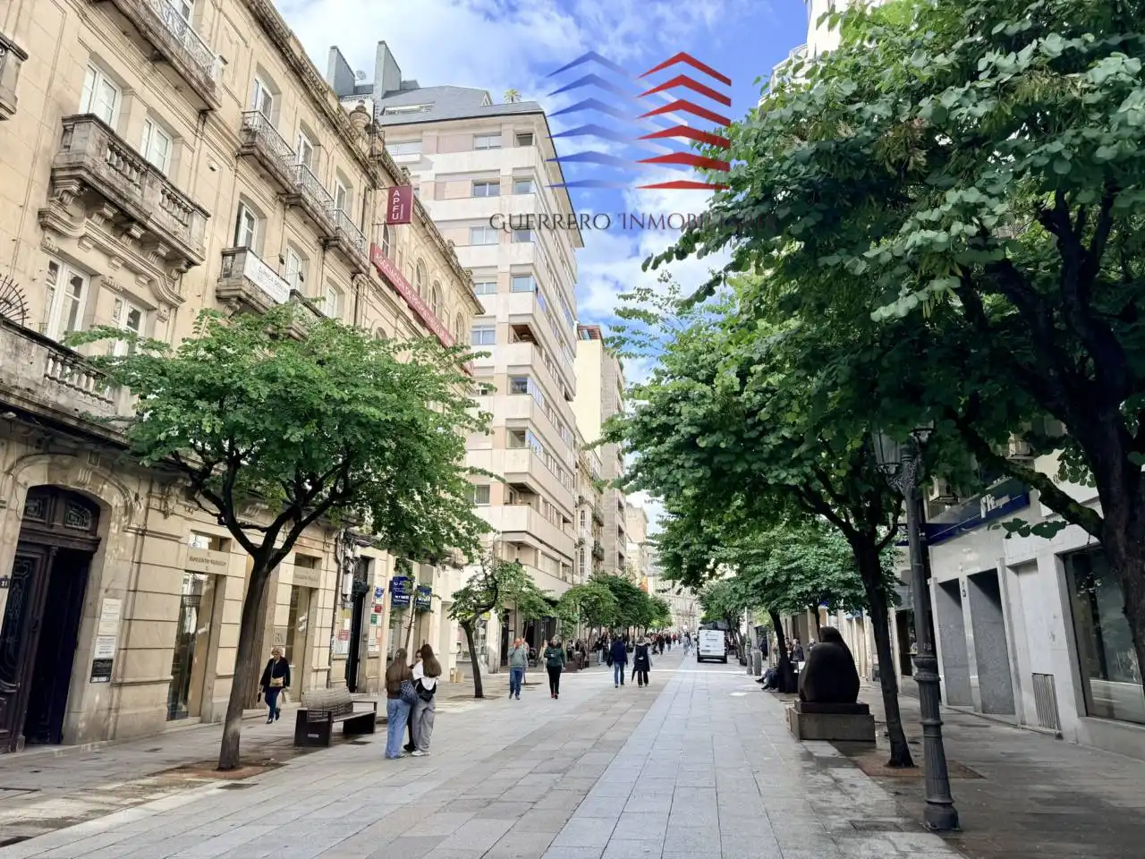 Exterior view of Apartments for rent in Ourense Capital   with Heating, Parquet flooring and Storage room
