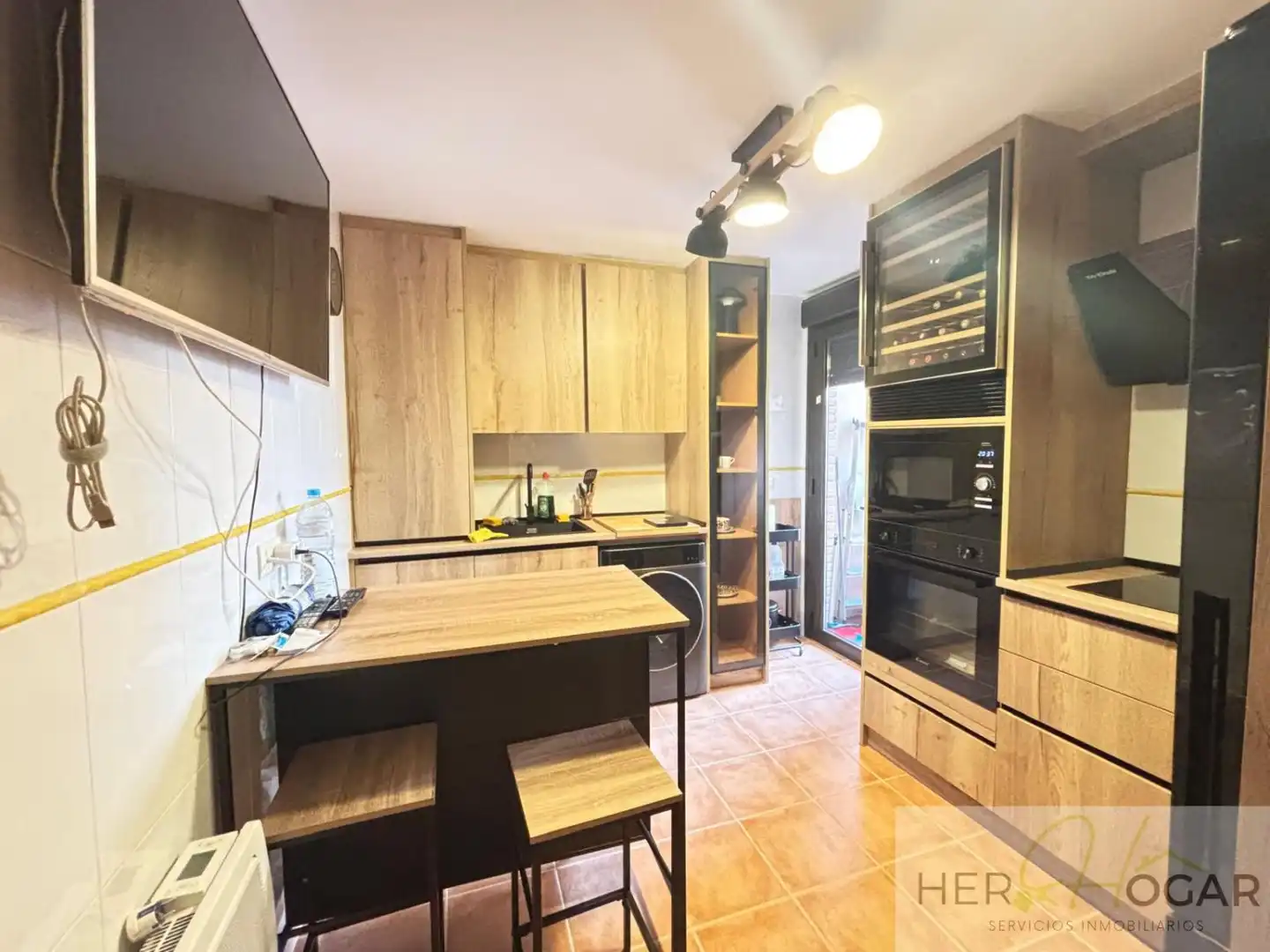 Kitchen of Flat for sale in Navahermosa  with Heating and Terrace