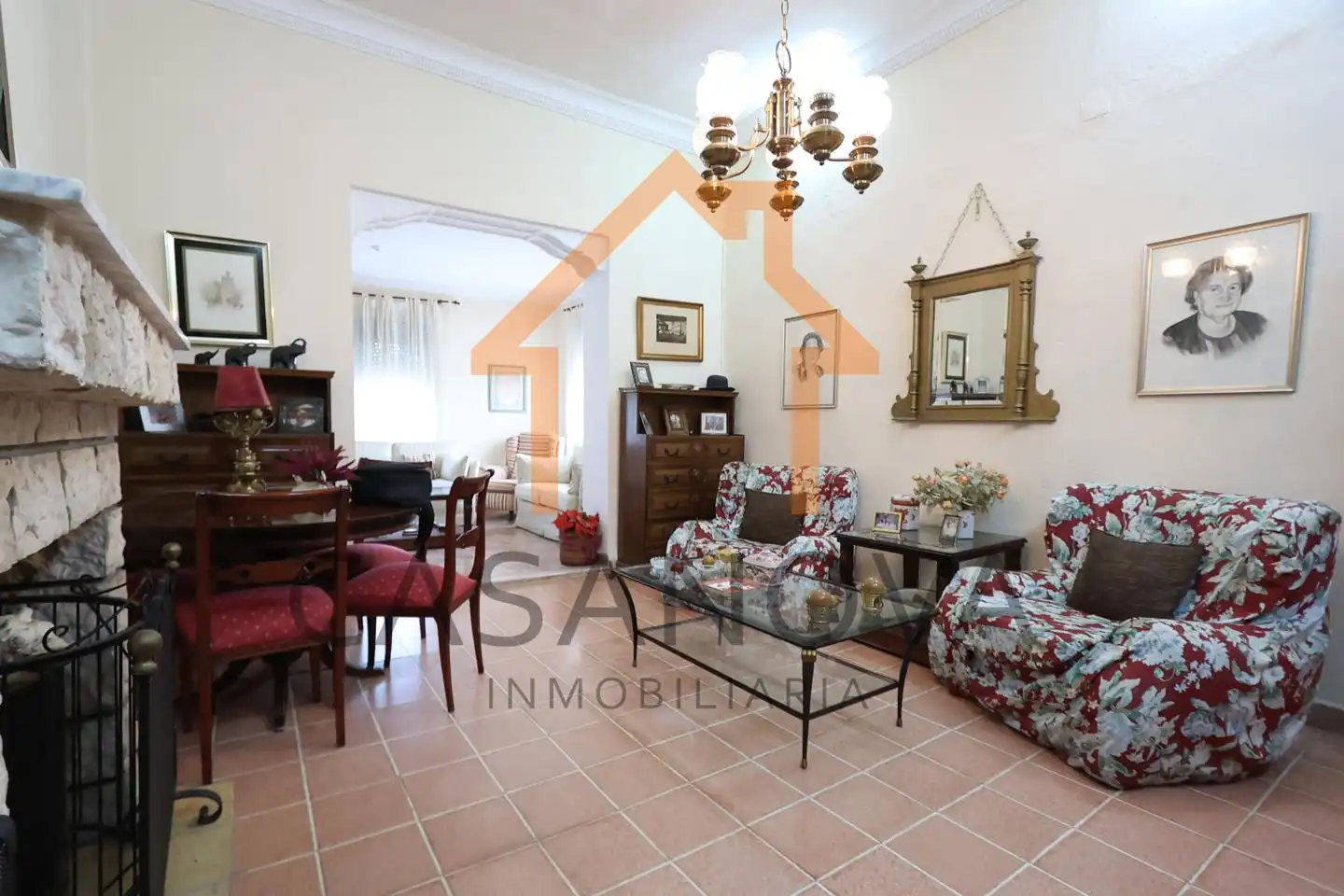 Sala de estar de Casa o chalet en venta en Cotes con Jardín privado, Terraza y Piscina