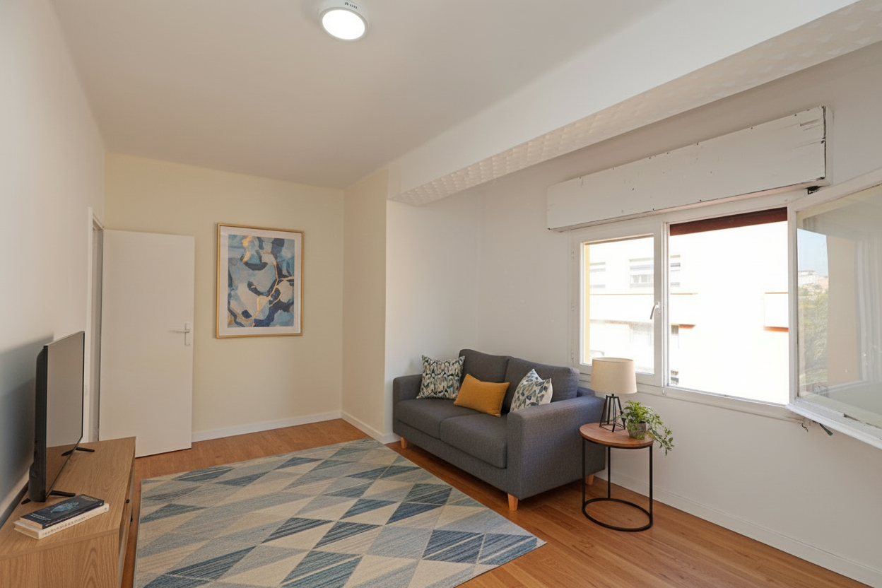 Sala d'estar de Pis en venda en Esplugues de Llobregat