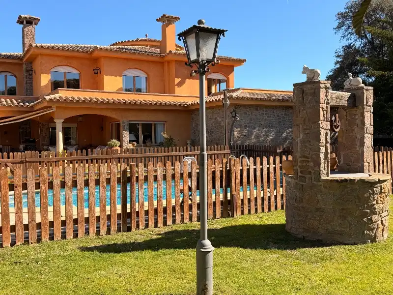 Exterior view of Houses for sale in Mont-ras  with Air Conditioner, Heating and Private garden