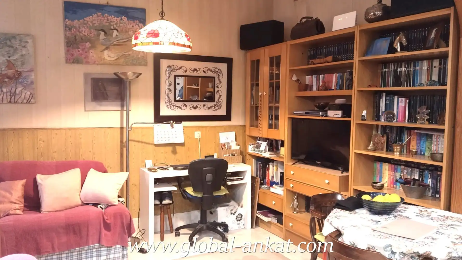 Sala d'estar de Casa adosada en venda en Felanitx amb Jardí privat, Terrassa i Traster