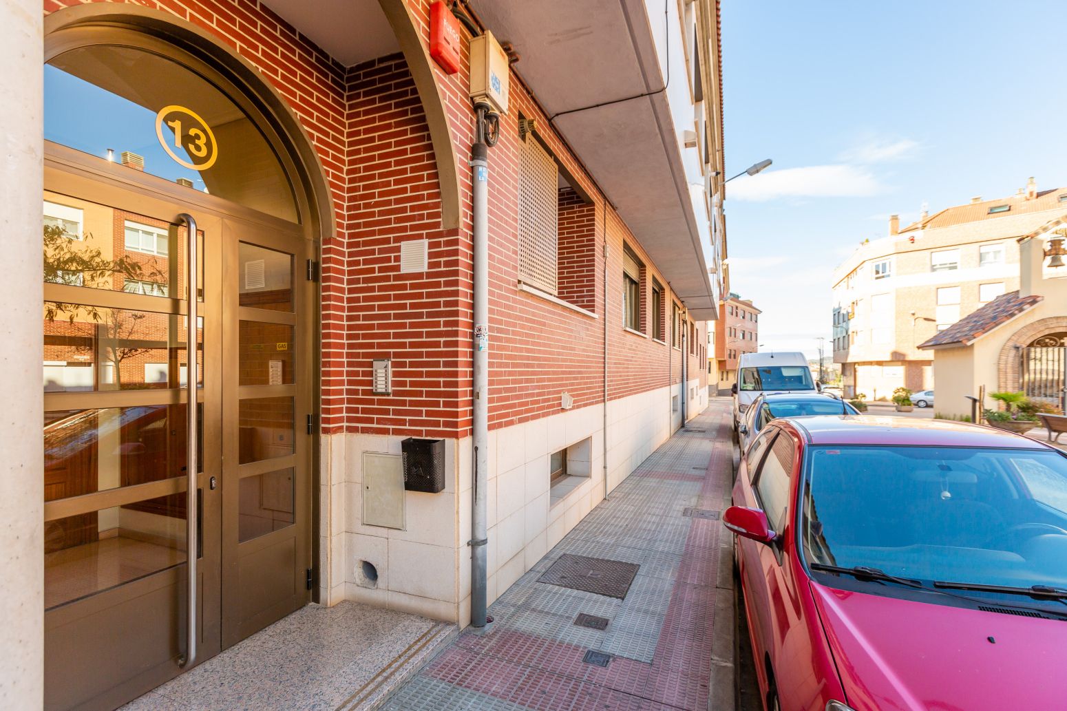 Exterior view of Flat for sale in Villamediana de Iregua  with Private garden, Parquet flooring and Swimming Pool