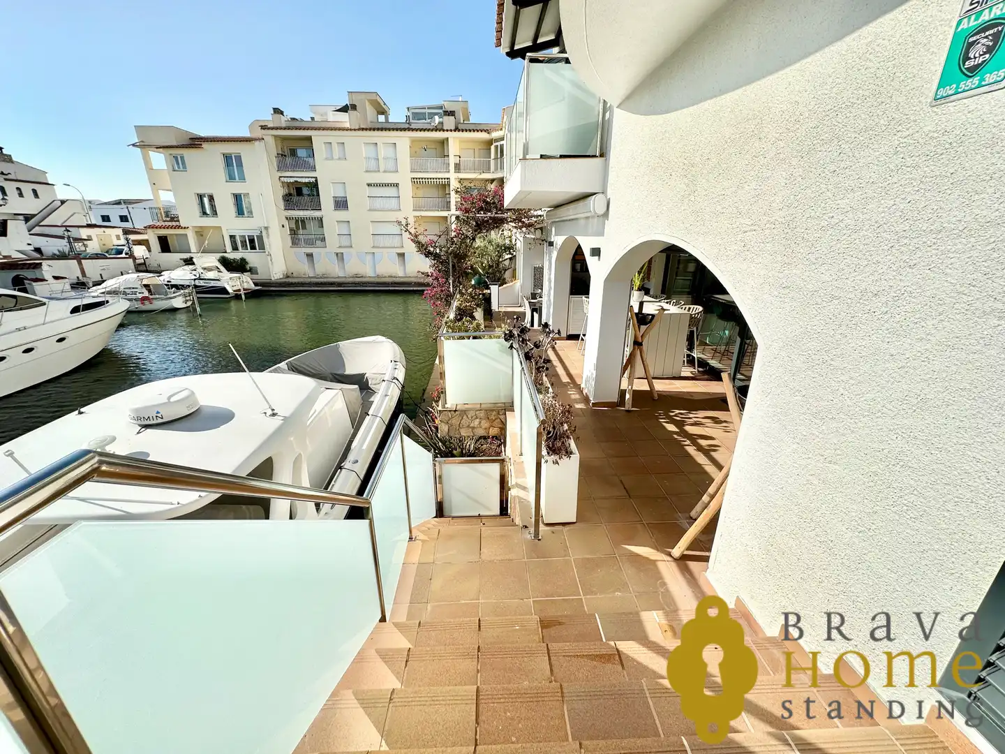 Terraza de Casa o chalet en venta en Empuriabrava con Aire acondicionado, Terraza y Piscina