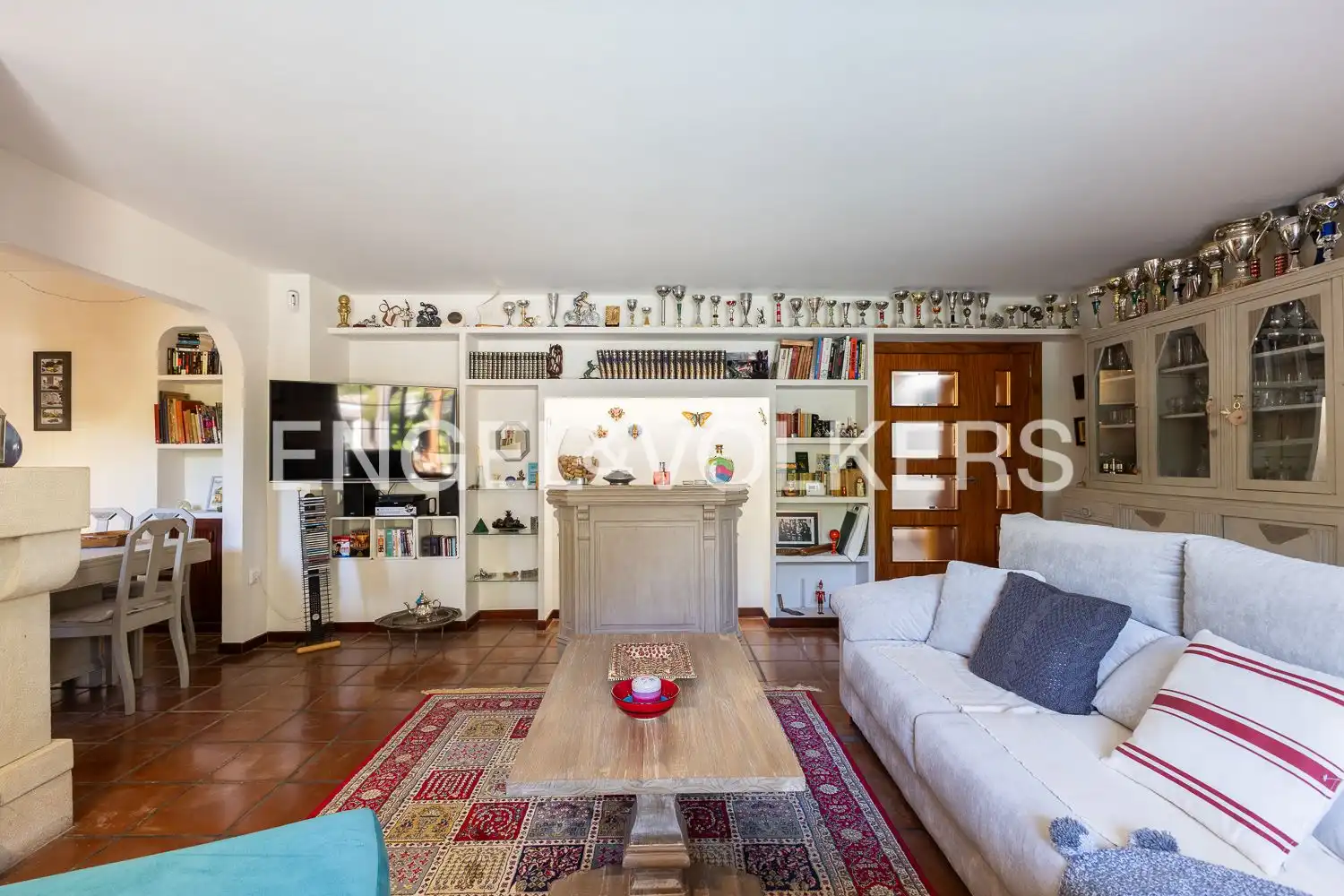 Sala d'estar de Casa o xalet en venda en Riba-roja de Túria amb Aire condicionat, Calefacció i Jardí privat