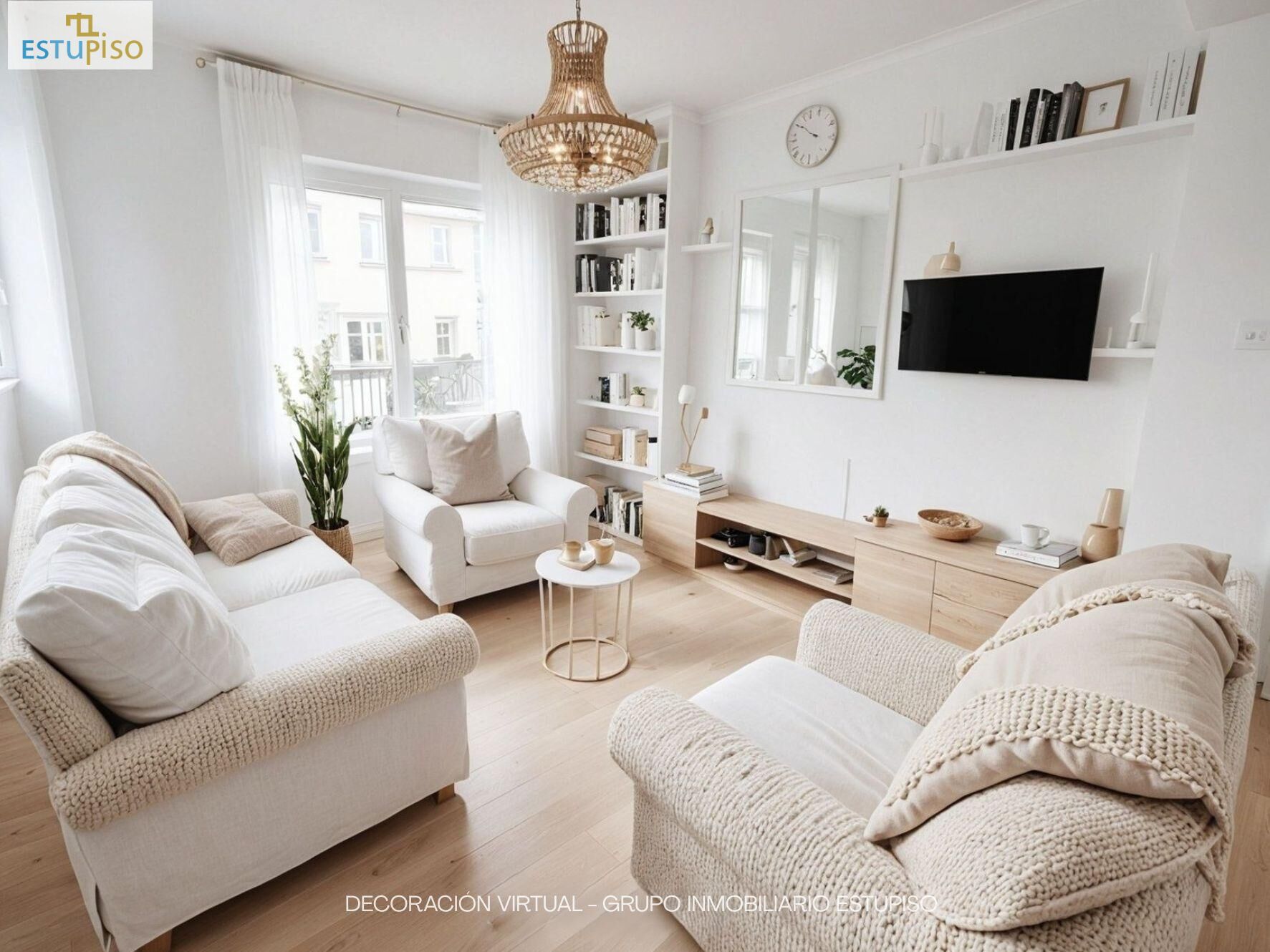 Living room of Flat for sale in Vitoria - Gasteiz  with Heating and Furnished