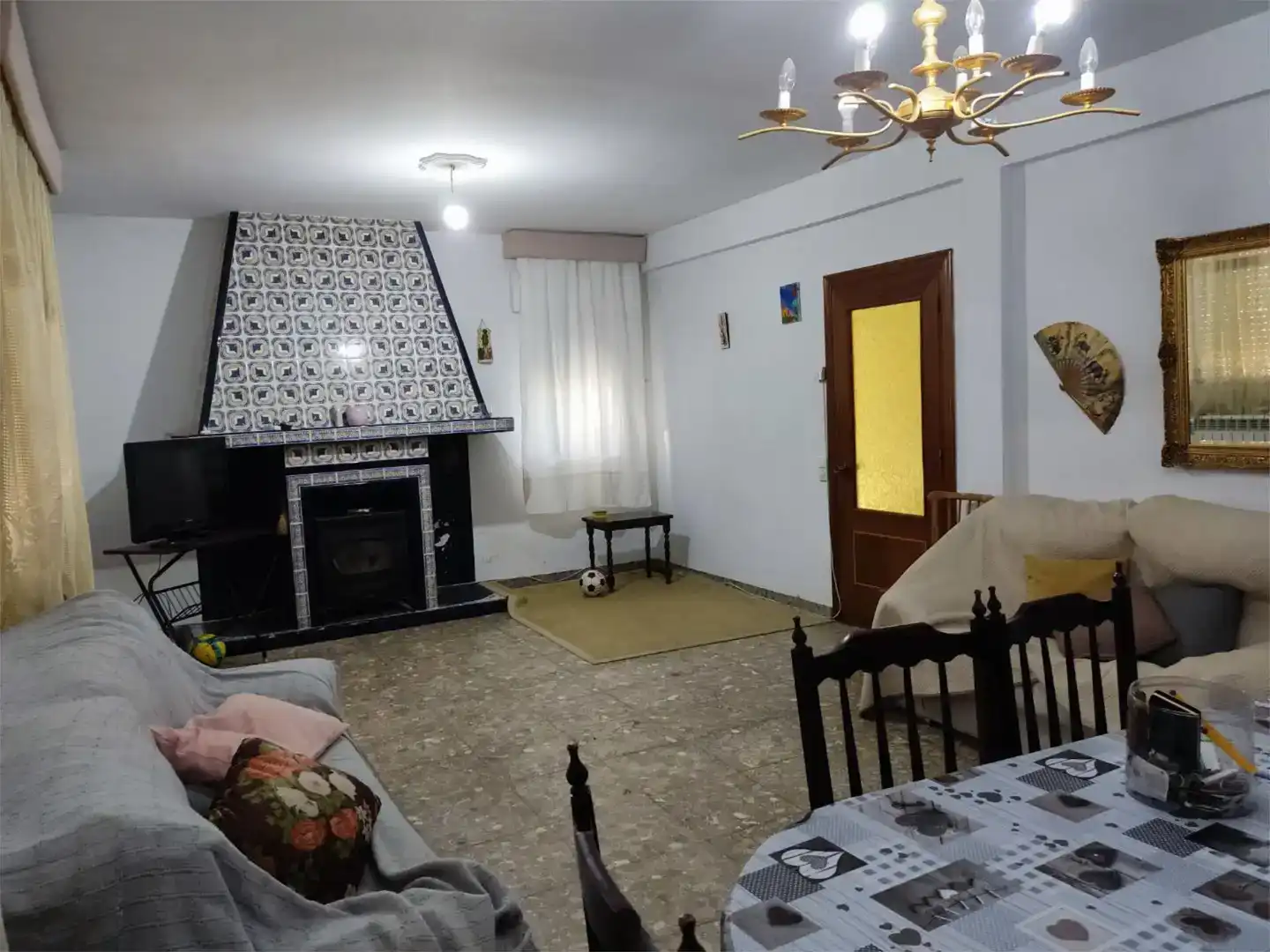 Sala d'estar de Casa o xalet en venda en Malpica de Tajo